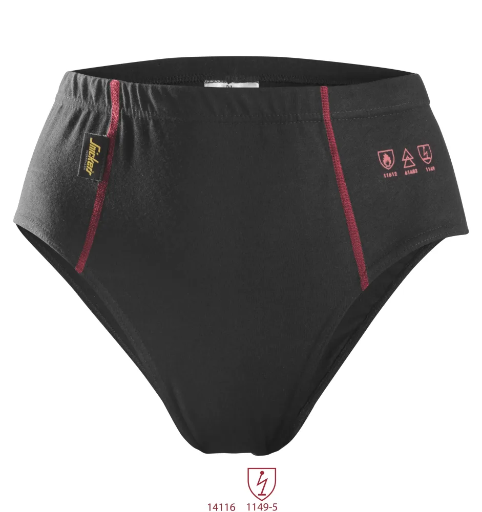 Snickers Workwear 9466 ProtecWork Trosa svart, flamskydd 3XL