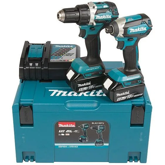 Makita DLX2189TJ Verktygspaket med batteri och laddare