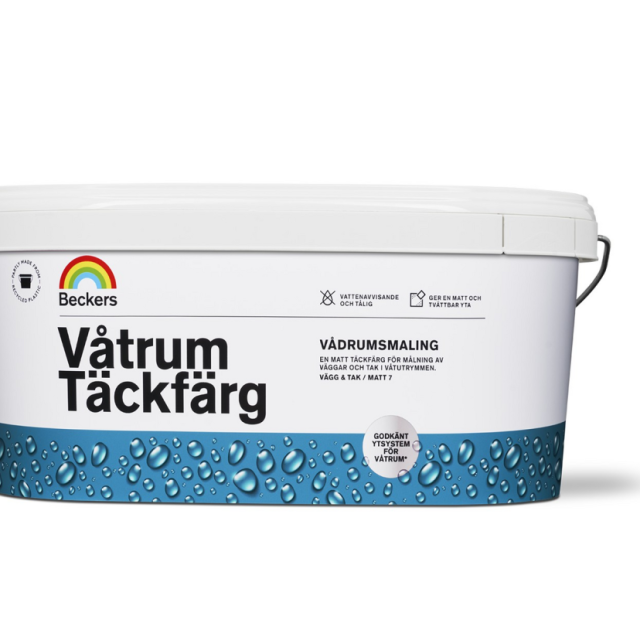 VÅTRUMSTÄCKFÄRG BECKERS BAS C 0,9L