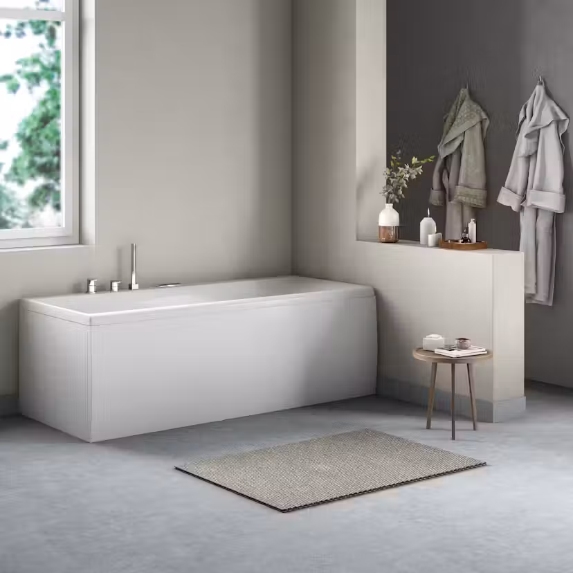 Bubbelbadkar Comfornette Miami BxHxD: 900x600x450 mm, Blandare Quattro, Bottenmassage: Ja, Manöverpanel: Ja, 3kW 16A, Längd: 1800 mm, Ljusterapi: Ja, Belysning: Ja, Premium, Höger, 1800x900