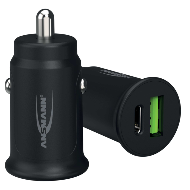 BILLADDARE ANSMANN 1XUSB A+1XUSB C SVA 30W
