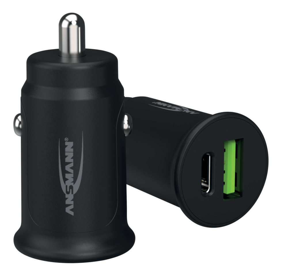 BILLADDARE ANSMANN 1XUSB A+1XUSB C SVA 30W