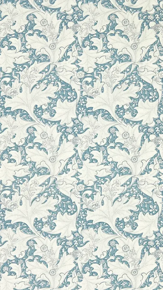 Morris & Co - Wallflower Woad Blue Emery Walkers House Wall