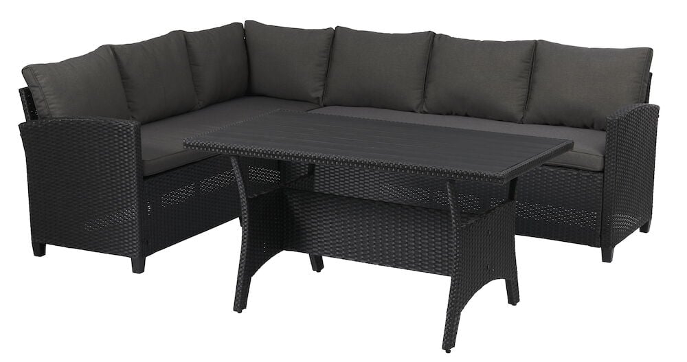 Loungeset Nice Handflätad konstrotting