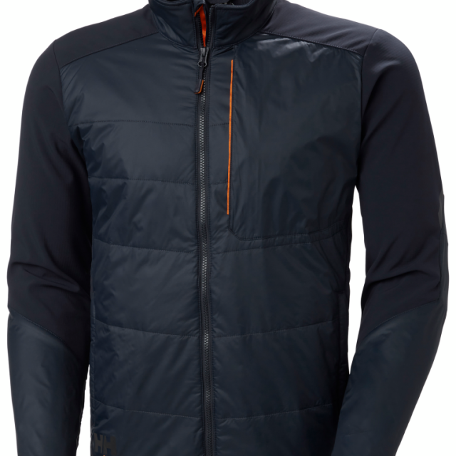 JACKA HELLY HANSEN 73233 KENSINGTON BLÅ 2XL, HYBRID MARINBLÅ
