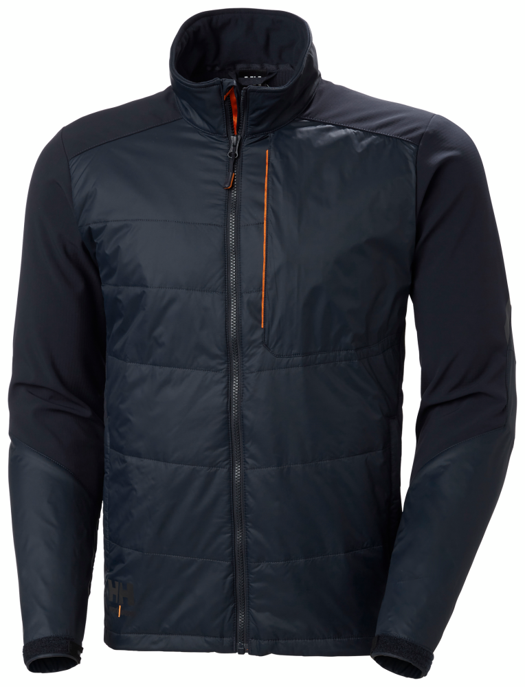 JACKA HELLY HANSEN 73233 KENSINGTON BLÅ 2XL, HYBRID MARINBLÅ