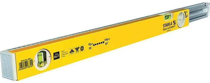 Stabila 80T Vattenpass teleskop, 63-105 cm