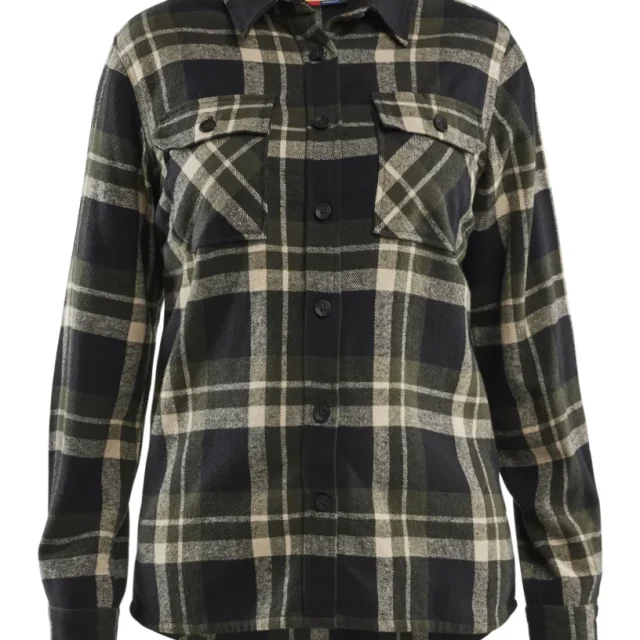 Blåkläder 321811684298XL Skjorta grön/svart Grön/svart