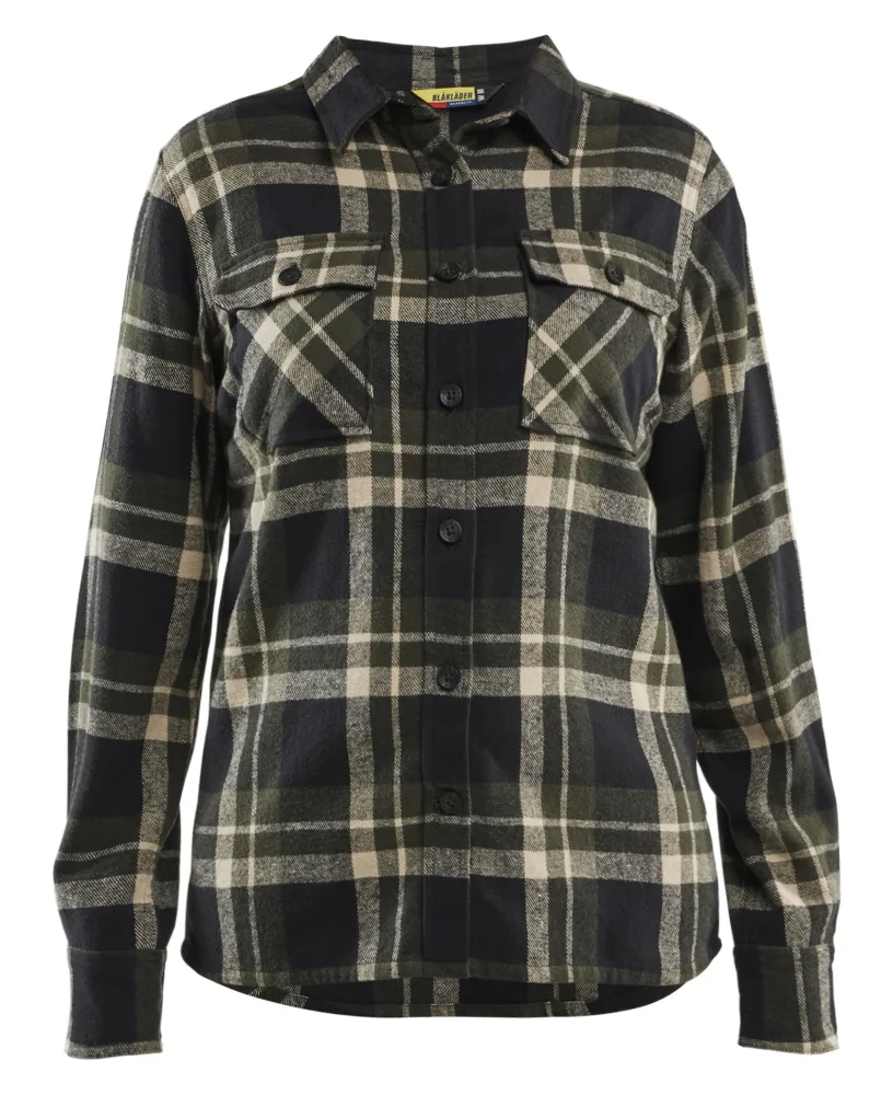Blåkläder 321811684298XL Skjorta grön/svart Grön/svart