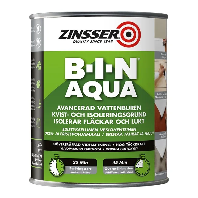 BIN Aqua Kvist & Spärrgrundning 1L