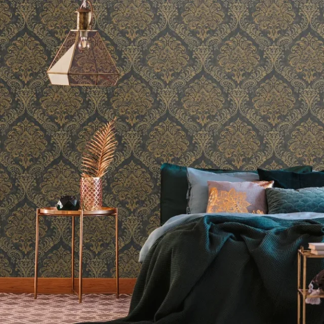Living Walls Metropolitan Stories III C9112-3 Tapet Svart/metallic