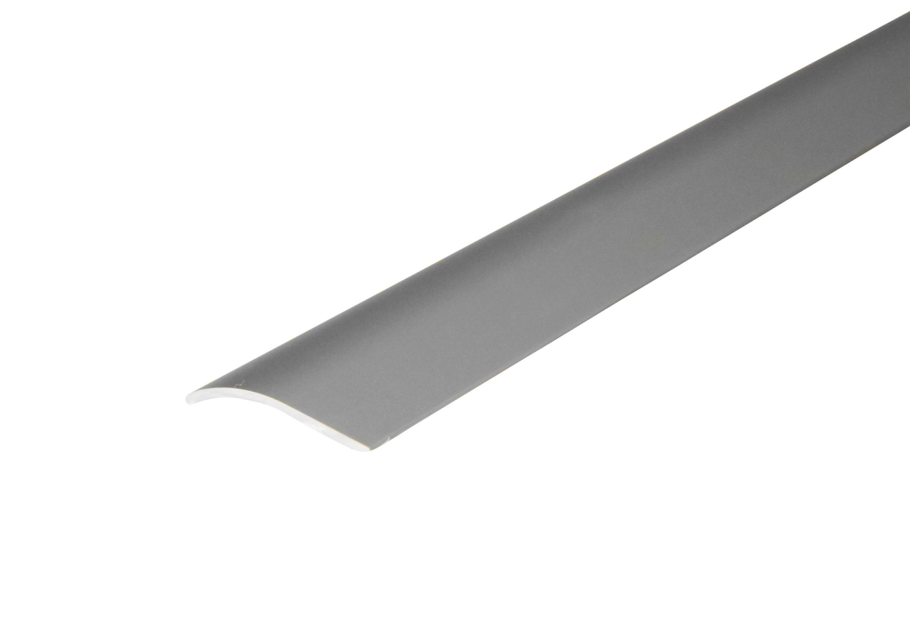 NIVÅLIST D-PROFILE SLÄT SILVER SJÄLVHÄFTANDE 2-15MM 90CM