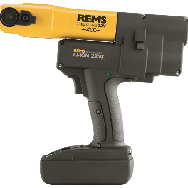 REMS Mini-Press Pressmaskin 22 V, med väska, batteri och laddare