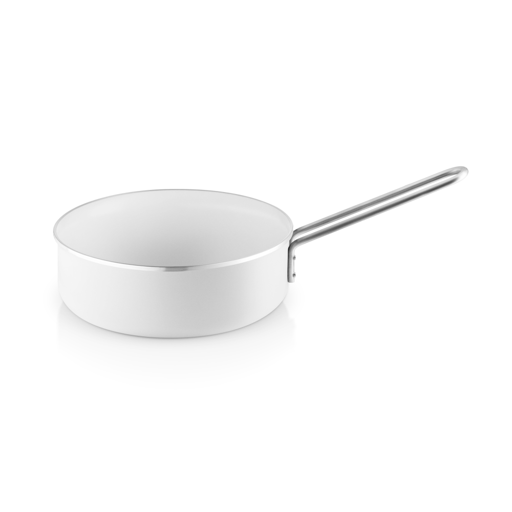 Eva Trio White Line Slip-Let keramisk traktörpanna, 24 cm