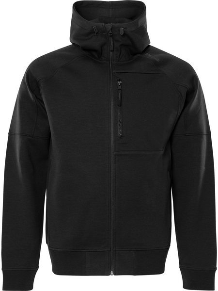 SWEATSHIRTJACKA 7831 SVA XS SVART MED HUVA GKI