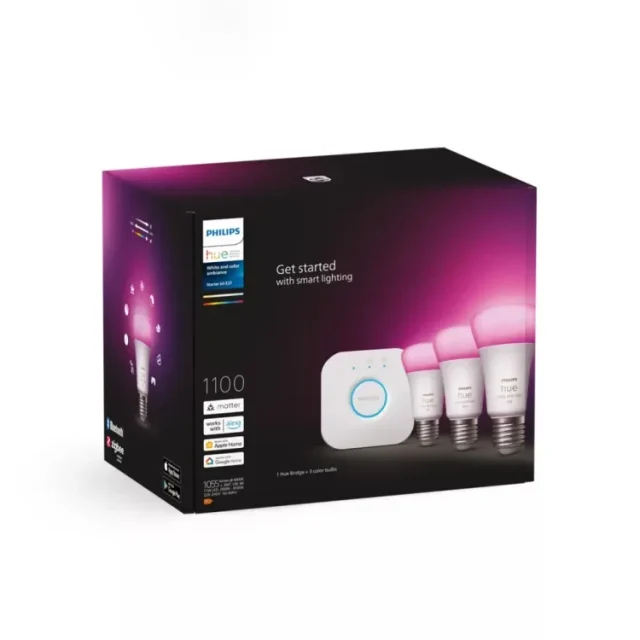Philips Hue Huewca 929002468811 Startpaket startkit, 3 ljuskällor