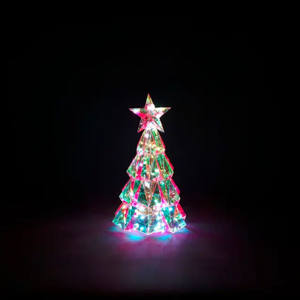 Dekoration Julgran Diamanteffekt RGB LED 30cm IP20 Flerfärgad/Pastell Konstsmide