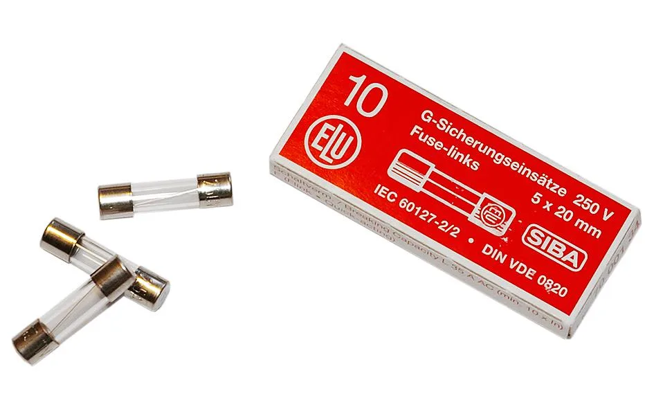 SIBA 7000134.1,25 Finsäkring 5x20 mm, snabb, 10-pack 1,25 A - Bild 2
