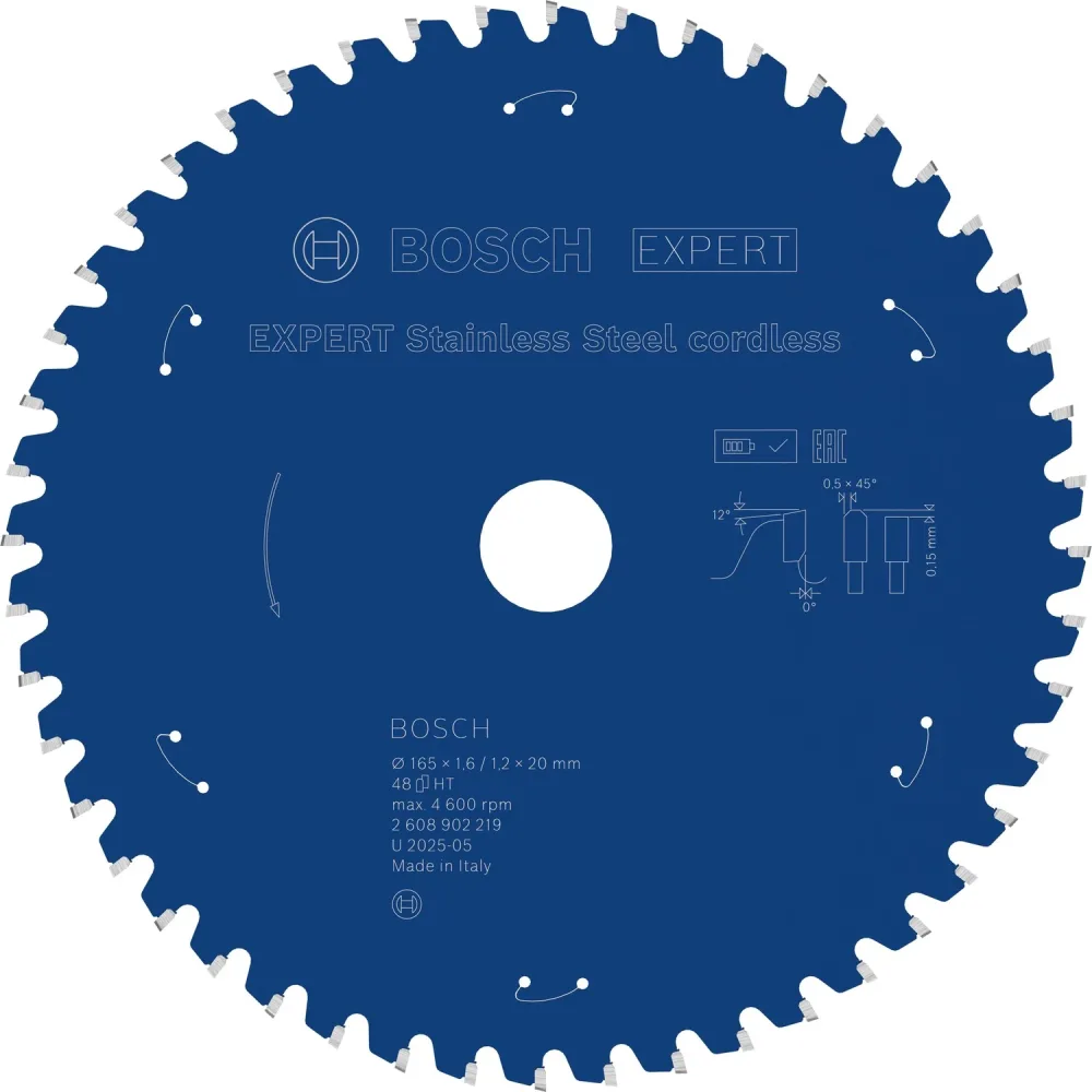 Bosch EXPERT Stainless Steel 2608644282 Cirkelsågklinga 355x25.4 mm, 90T