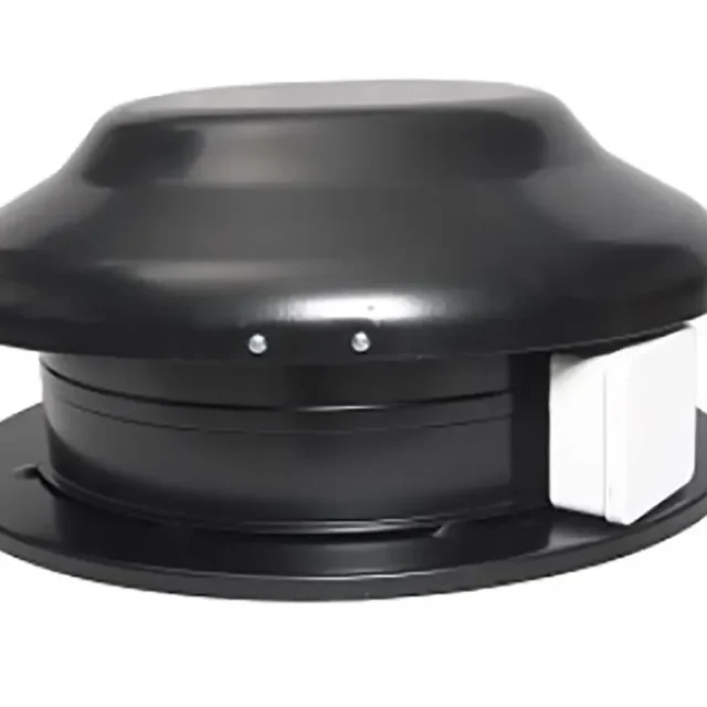 Östberg TKC 400 A1 Takfläkt svart, cirkulär anslutning 450 mm, Luftflöde: 181 l/s