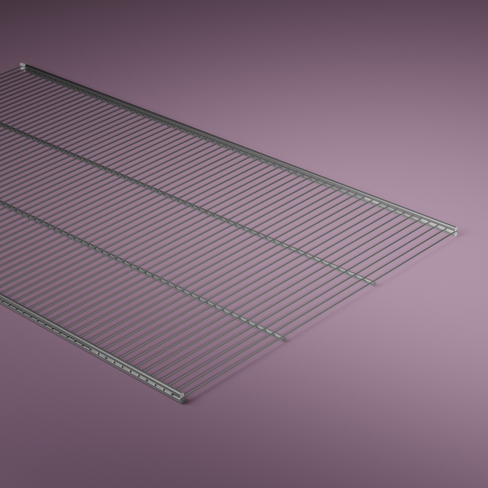 TRÅDHYLLA SILVER 902X494MM