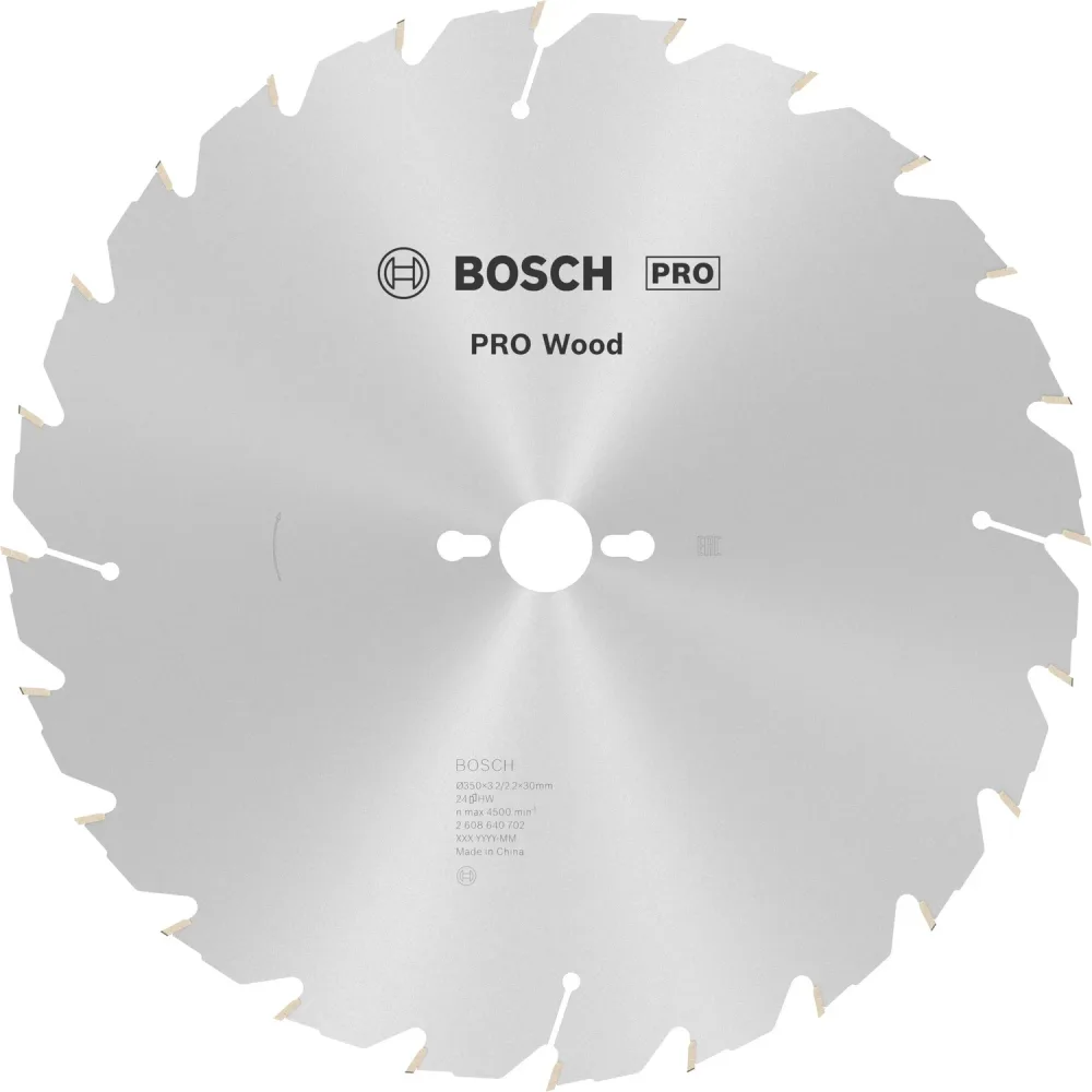 Bosch PRO Wood 2608640702 Cirkelsågklinga 350x3,2x30 mm, 24T