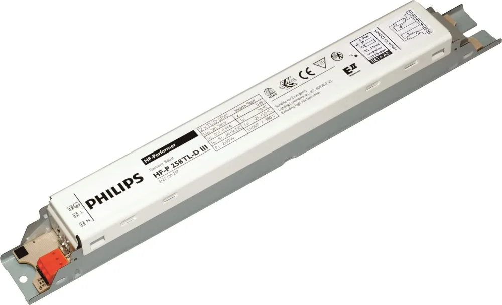 Philips HF-P 258 TL-D HF-don för T8, tänd och släck 58W, 2 lampor