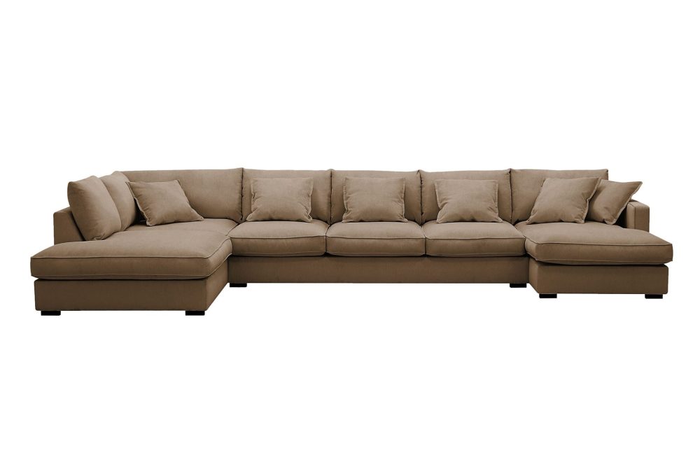 Rossita Lyx 6-sits Vänstervänd U-formad Extra djup Soffa med Divan och Schäslong i Manchester