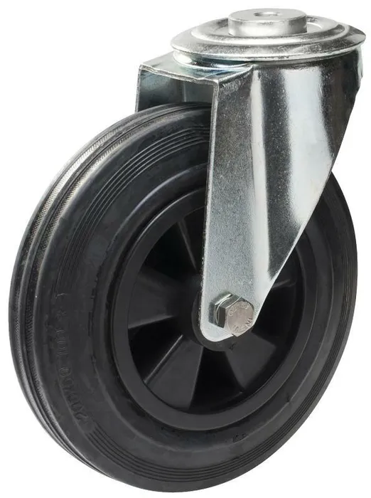 Länkhjul Gigant Bromsat Gummi/PP 100 × 27 mm