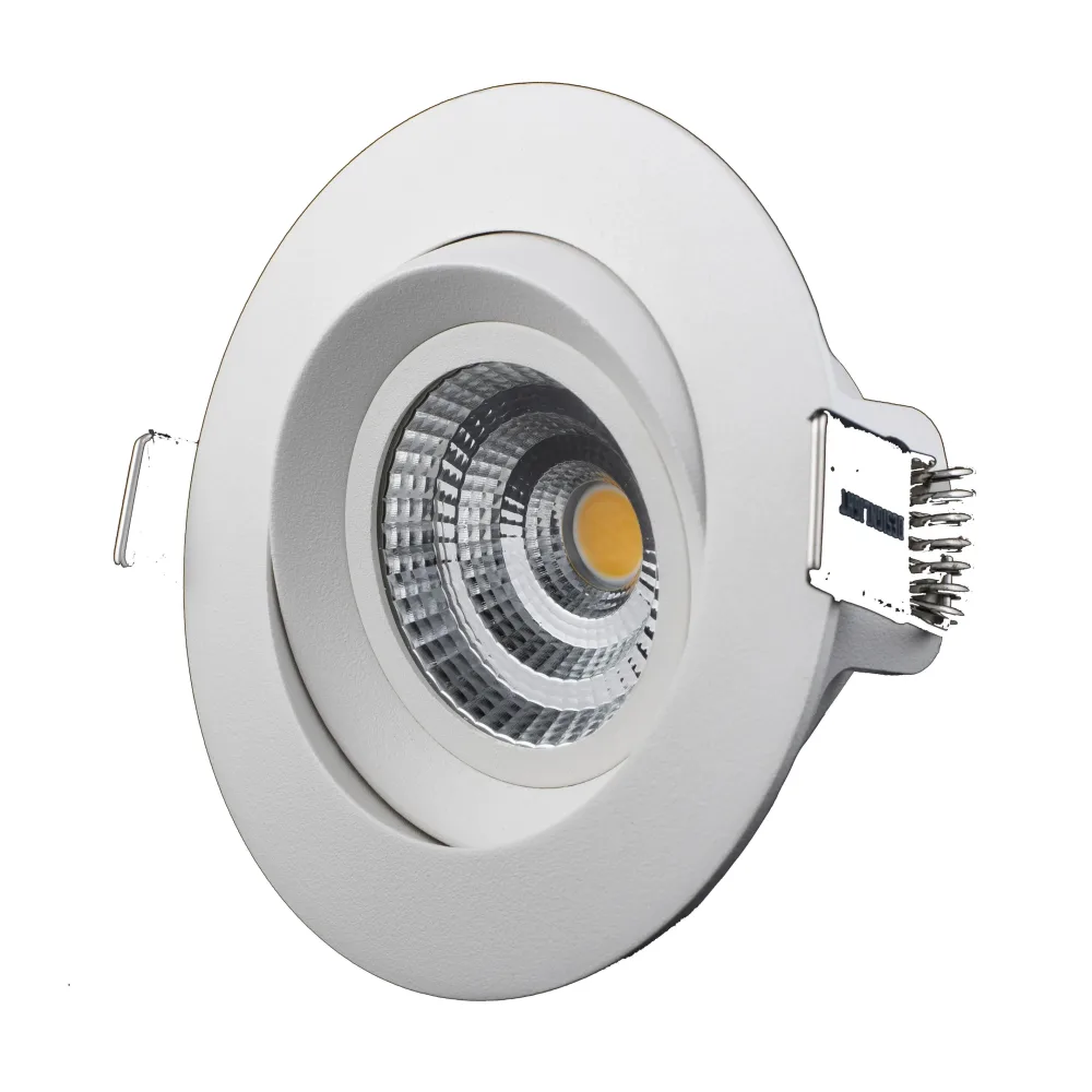 Designlight M-Penny Downlight 7 W, vinklingsbar, 6-pack 2700 K, 510 lm