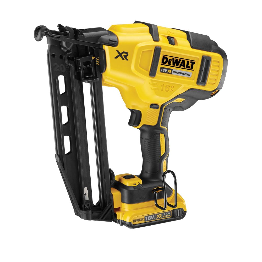 Kjøp Dewalt Dykkertpistol DCN660D2 18V, 2 stk 2,0Ah-batterier & lader, 1,6 mm.