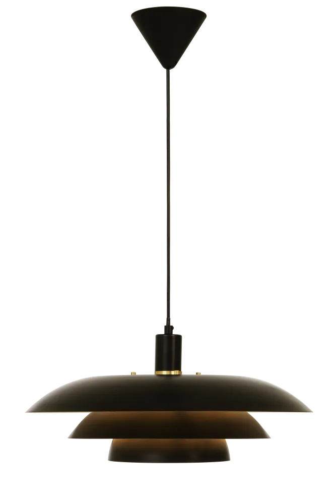 Aneta Lighting Epsilon 15108-15 Taklampa Ø45 cm, E27, svart
