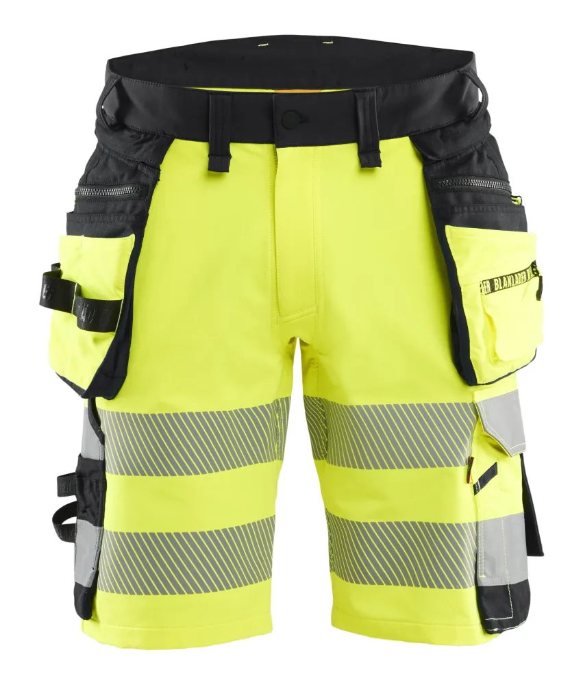 Blåkläder 112016483399C50 Shorts varsel, gul/svart Gul/svart - Bild 2
