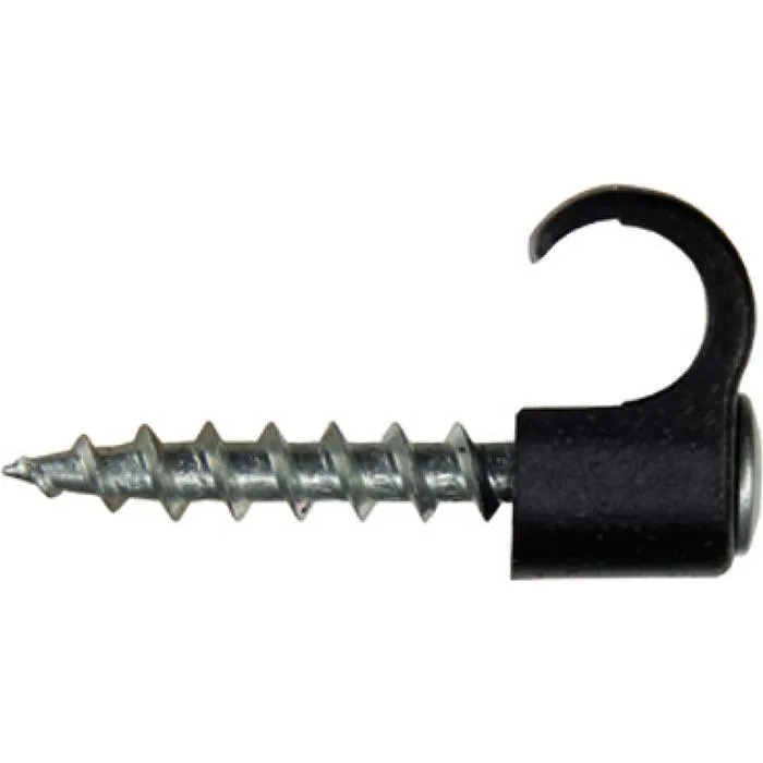 Schneider Electric 2190052 Skruvclips TCS, 22-26 mm, svart, 50-pack