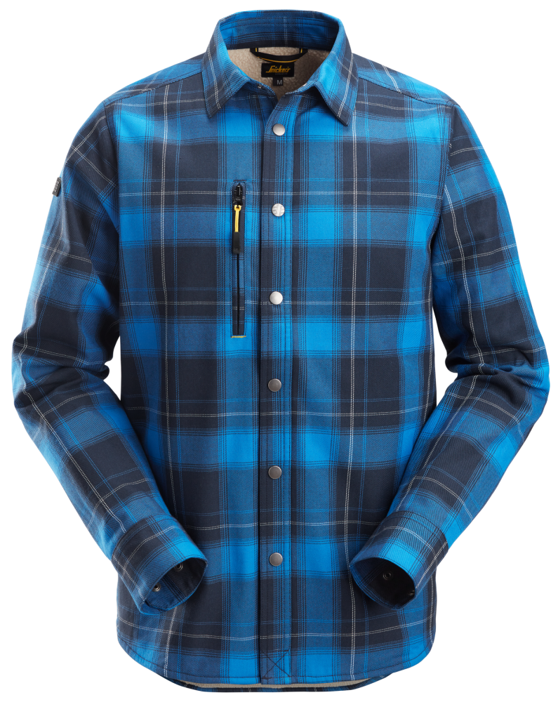 SKJORTA SNICKERS WORKWEAR 8522 BLÅ/MARIN M, FORDRAD