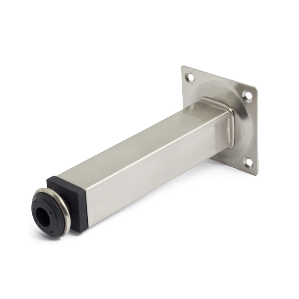 Bordsben 611, 25x25x700mm Matt Nickel, Habo 14546