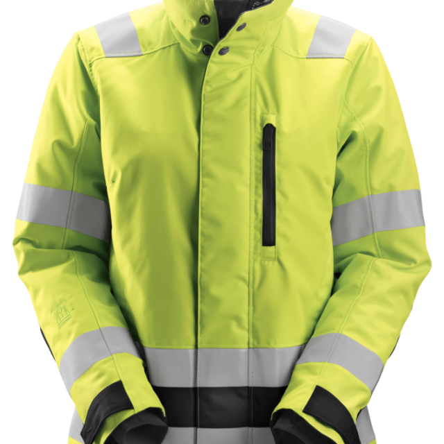 DAMJACKA SNICKERS WORKWEAR 37.5 HV KL2/3, GUL/SVART STL XL R