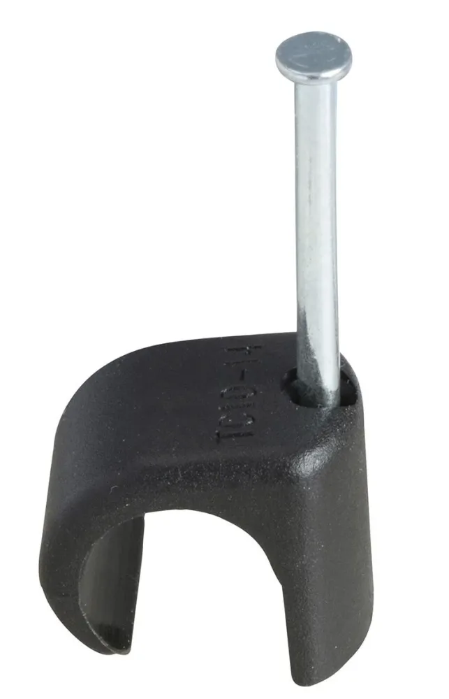 Schneider Electric TC 2033017 Spikclips för rund kabel, 7-10 mm, 100-pack 30 mm längd, vit - Bild 2