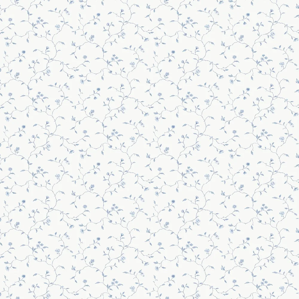 Galerie Wallcoverings Miniatyrer II G67920 Tapet Spikey Trail Blå/vit