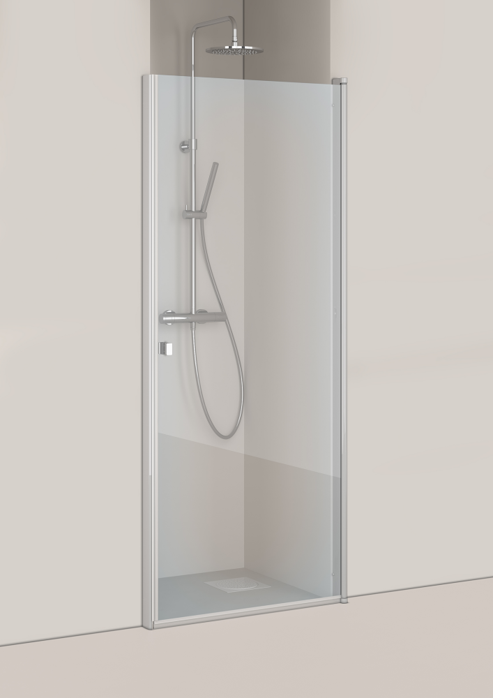 DUSCHDÖRR HAFA IGLOO PRO 95 NISCH 930-970MM KLARGLAS ALUMINIUM