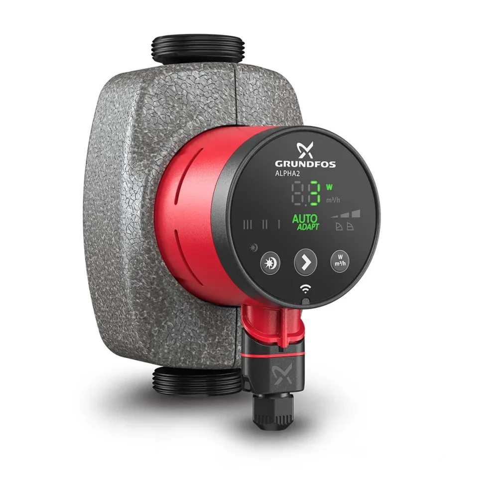 Grundfos ALPHA2 25-60 N 180 Tappvarmvattenpump exklusive kopplingar
