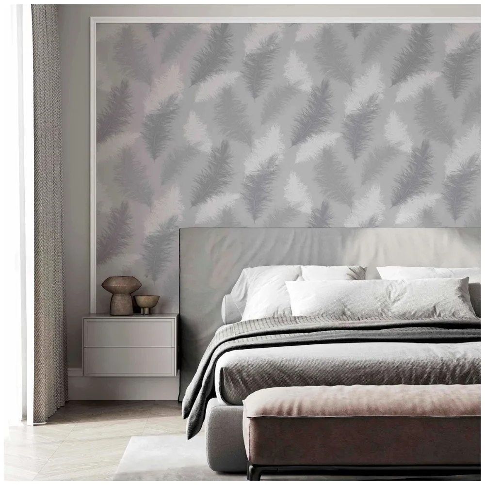 Fantasia III Sussurro Grey 901705 Vit Tapet | Stuvbutiken - Bild 3