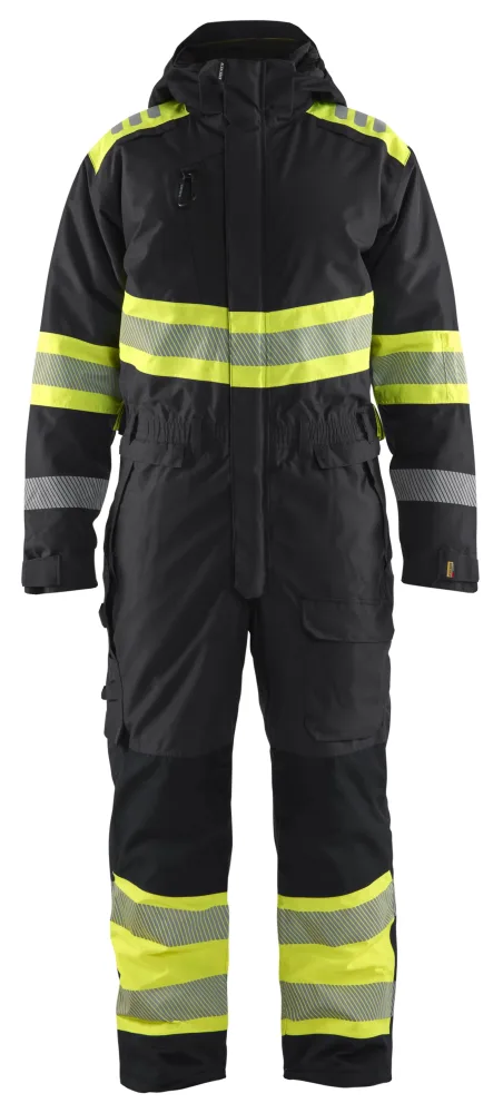 Blåkläder 672019779933LS Vinteroverall varsel, svart/gul LS