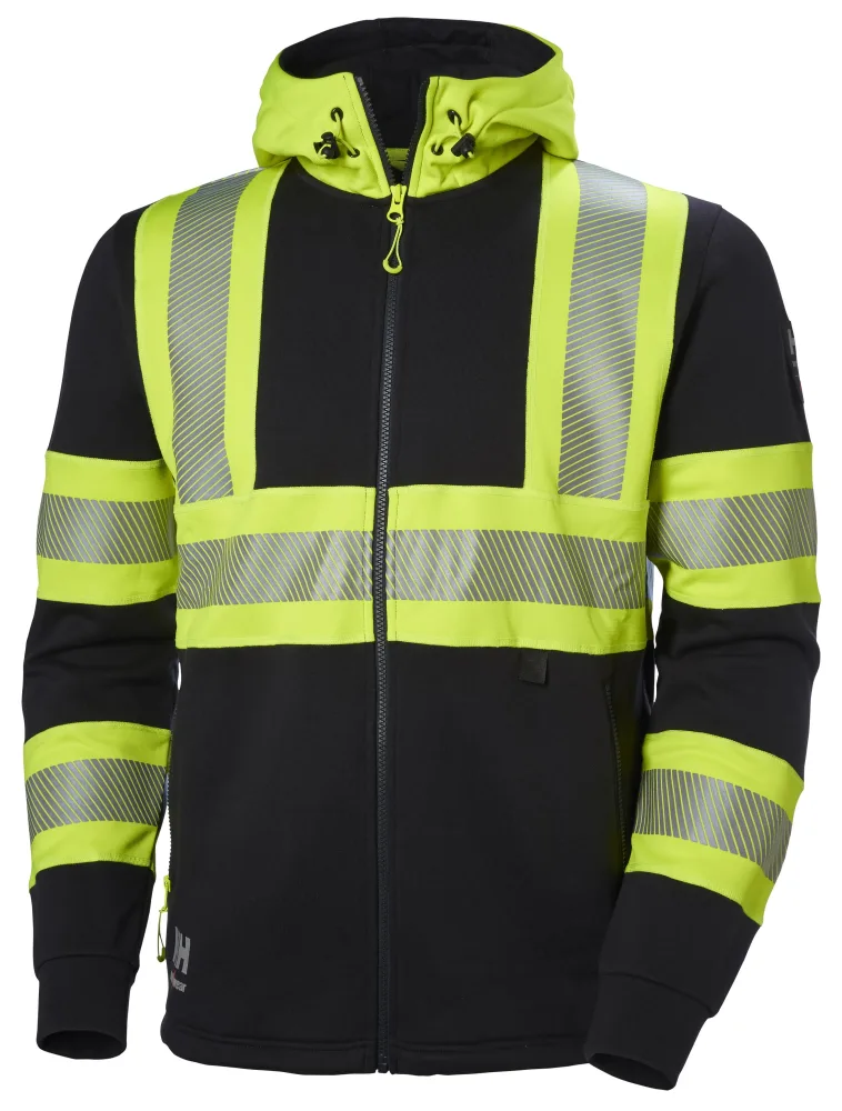 Helly Hansen Workwear ICU 79273-369 Luvtröja varsel, svart/gul XL