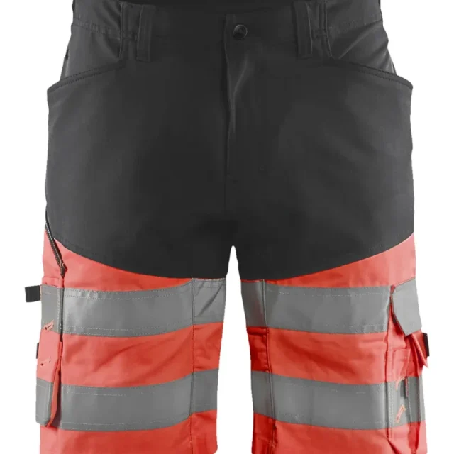 Blåkläder 154118119955C50 Shorts svart/röd C50