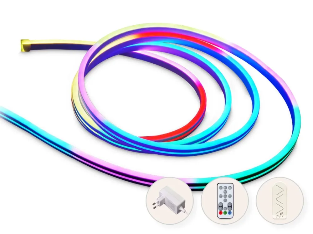 Llitt Alexandra LED-strip kit, RGBIC, neon smart 5 m - Bild 2