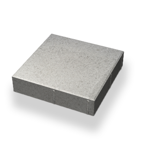 MARKPLATTA BENDERS SIENA SLÄT FASAD 80, GRÅ L 350X350X80MM