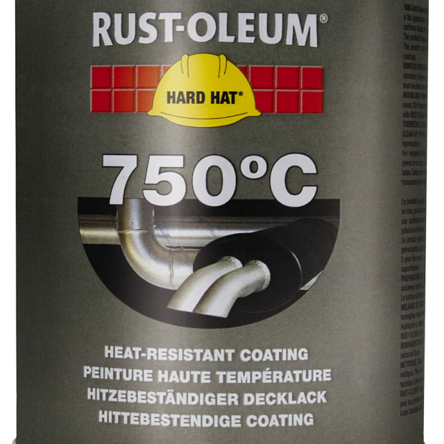 VÄRMESKYDDSFÄRG RUST-OLEUM SVART 0,75L, 750GR SVART 0,75L