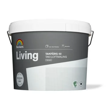 Living Takfärg 02 Vit - 10L