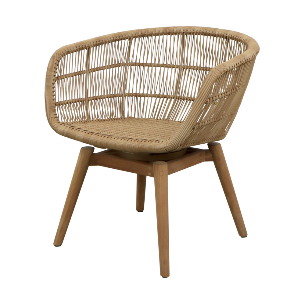 Stay stol swivel, Natural (Weave)